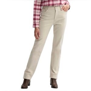 Gloria Vanderbilt Amanda Classic Straight Leg Jeans w Tapered Ankle NWT  8 long